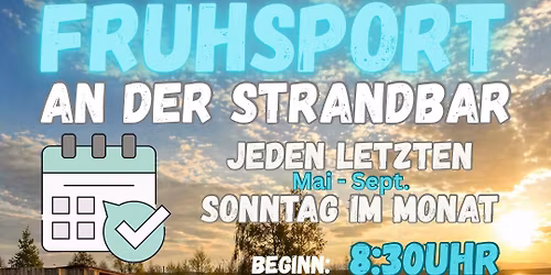 FR\u00dcHSPORT an der Strandbar \u2600\ufe0f