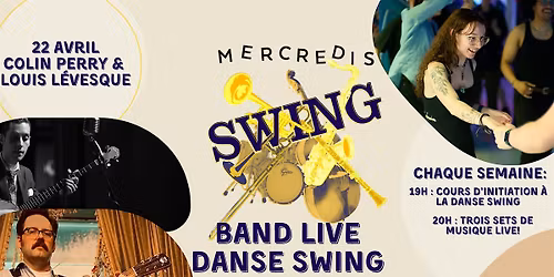 Colin & Louis aux Mercredis swing - Live jazz and swing dancing !