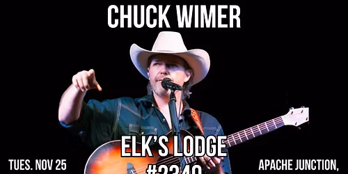 Two-sday at the Lodge: Tacos and Country Music by Chuck Wimer (sponsored by Mesa Awning)