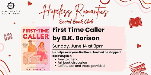 First-Time Caller | Hopeless Romantics Book Club