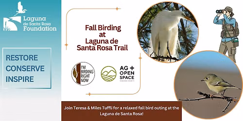 Fall Birding at Laguna de Santa Rosa Trail