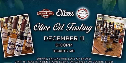 Ellbee's Olive Oil Tasting
