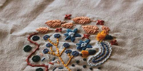 Embroidery Workshop with Caro at Caf\u00e9 LULO \u2728
