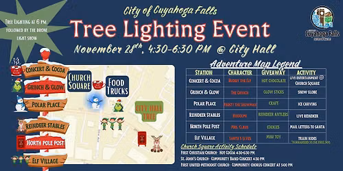 2026 Cuyahoga Falls Tree Lighting Event