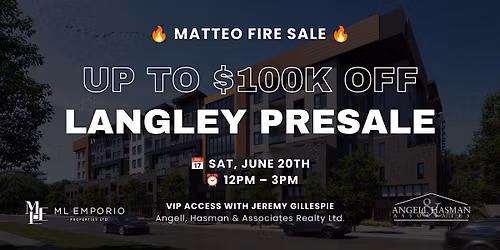 MATTEO FIRE SALE | Save Up To $100,000 | VIP Access With Jeremy Gillespie