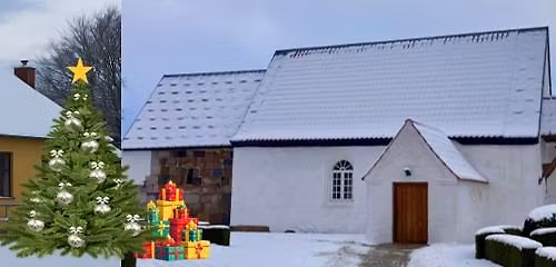 Juletræstænding i Ørre