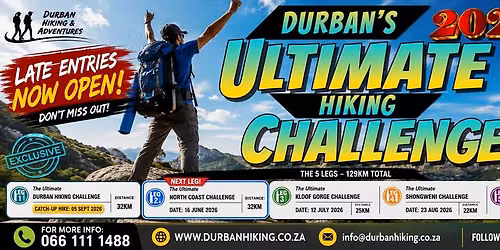 Durban's Ultimate Hiking Challenge 2026 -late entries