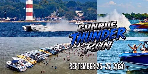 39th Annual TOPPS Lake Conroe Thunder Run