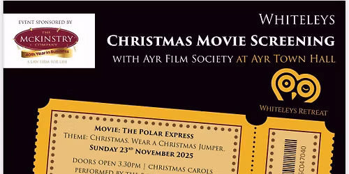 Whiteleys Retreat Christmas Movie Screening - Polar Express