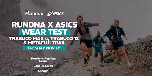 NRG Rundna Asics wear test