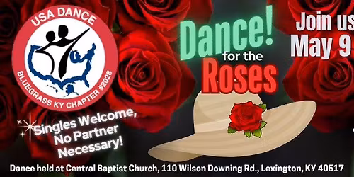 USA Dance Bluegrass - May 9 - Dance for the Roses w\/Rachel Wheeler!