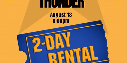 2-Day Rental at Thursday Thunder