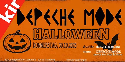 Depeche Mode Halloween Party