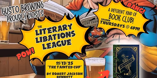 November 2025 Book Club - The Literary Libations League!