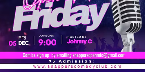 First Friday Open Mic Night