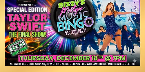 Mixtape Bingo: Celebrating Taylor Swift the Final Show \ud83e\udef6