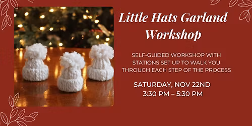 Little Hats Garland Workshop
