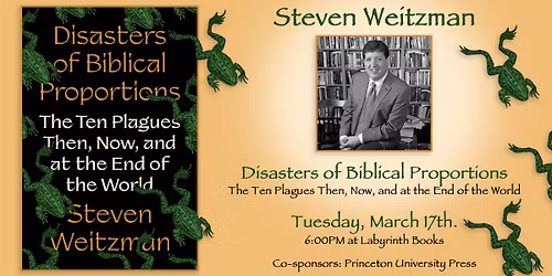 Steven Weitzman\u2014Disasters of Biblical Proportions
