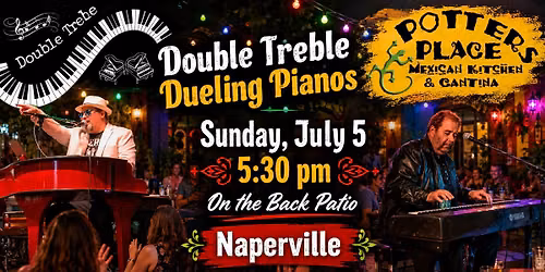 Double Treble Dueling Pianos @ Potter's Place