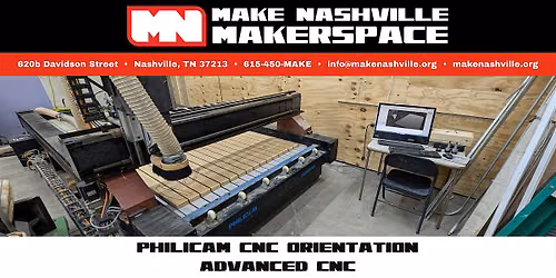 Philicam CNC Orientation - Advanced CNC (Members Only)