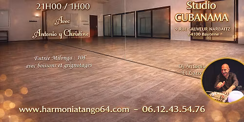 Milonga Alas d'Tango Studio Cubanama
