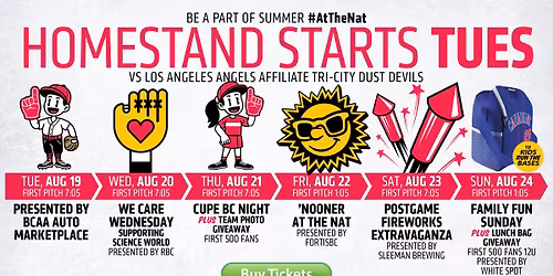 Tri-City Dust Devils at Vancouver Canadians