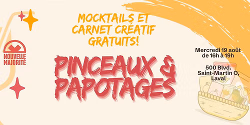 PINCEAUX & PAPOTAGES : cr\u00e9er, dialoguer, s\u2019engager