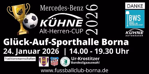Mercedes-Benz K\u00fchne Alt Herren Hallenturnier 2026