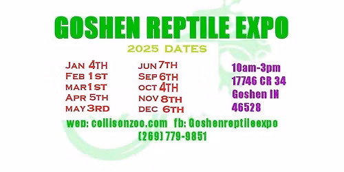 Goshen Reptile\/Pet Expo