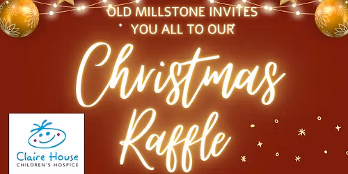 Christmas Raffle all proceeds going to Claire House \ud83d\ude4f\u2764\ufe0f