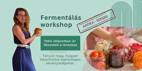Ferment\u00e1l\u00e1s workshop \ud83e\udd55