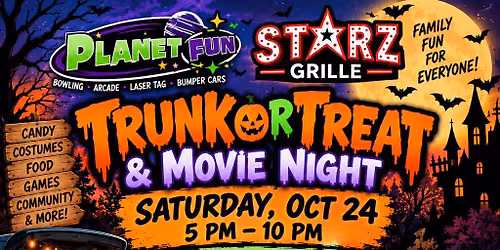 Planet Fun and Starz Grille Trunk or Treat