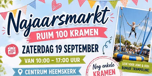 Najaarsmarkt centrum Heemskerk NH