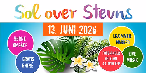 Sol over Stevns: Gratis musik- og markedsdag p\u00e5 Stevns