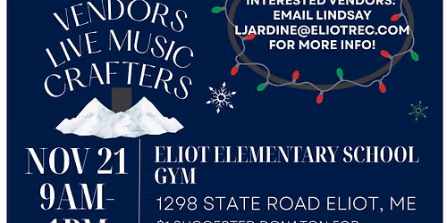 Eliot Recreation Department Jingle & Mingle Holiday Fair