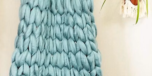 Arm Knitted Blanket