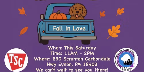 RDRNE Adoption Event at Eynon Tractor Supply