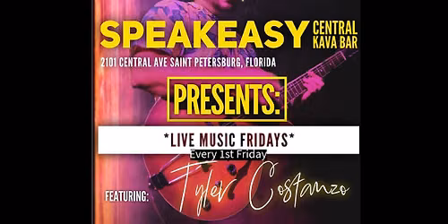 Live Music Friday Nights at Speakeasy Central \ud83c\udfb6