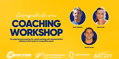 Coach Development Workshop (Competitive) - Central Zone