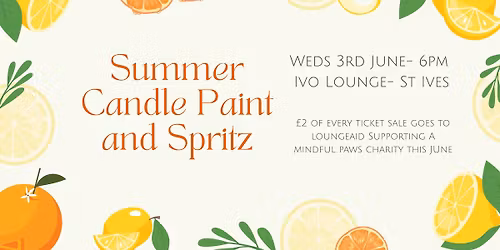 Summer Candle Paint & Spritz