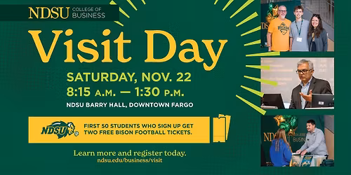 NDSU College of Business Visit Day