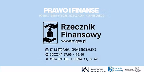 Prawo i finanse - poznaj instytucj\u0119 Rzecznika Finansowego