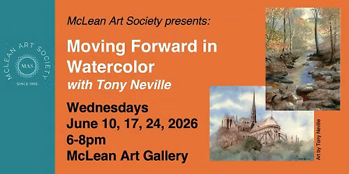 'Moving Forward in Watercolor' with Tony Neville
