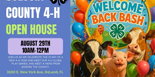 Volusia County 4-H Bash & Open House