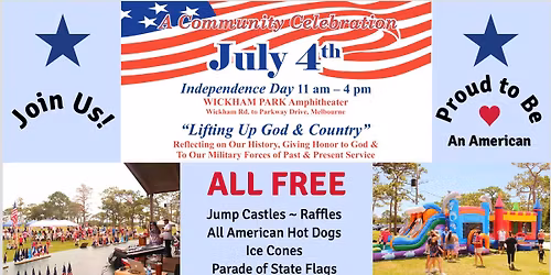 July 4th "Lifting Up God & Country"