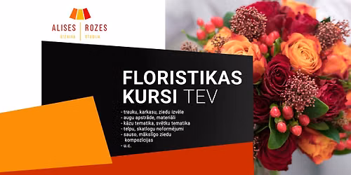Floristikas kursi Baibas Be\u0137eres vad\u012bb\u0101, ceturtdien\u0101s, vakara grupa
