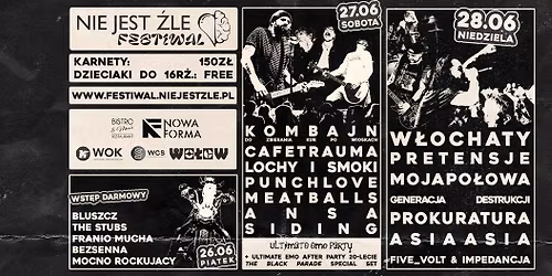 Nie Jest \u0179le Festiwal 2026