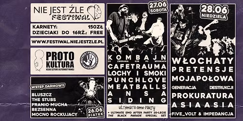 Nie Jest \u0179le Festiwal 2026 \/ Wroc\u0142aw - Protokultura