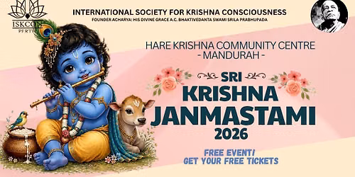 Sri Krishna Janmastami 2026 Celebration In Mandurah