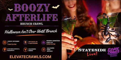 Boozy Afterlife Brunch Crawl